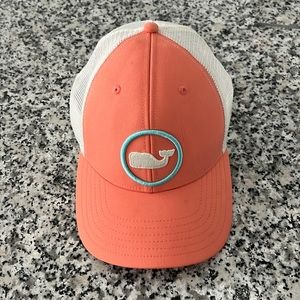 Vineyard Vines Whale Dot Performance Trucker Snapback Hat